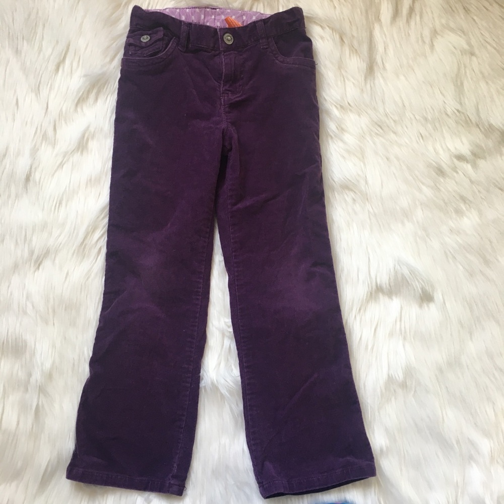 Purple corduroy pants